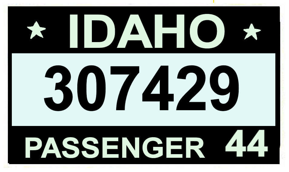 (image for) 1944 Idaho Registration Sticker